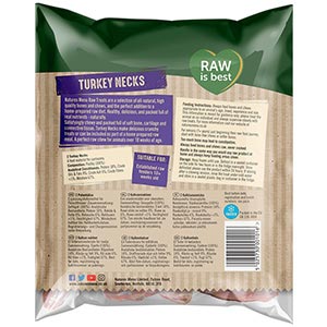 Natures Menu Frozen Raw Turkey Necks 2 Pack (Special Delivery) | Pets