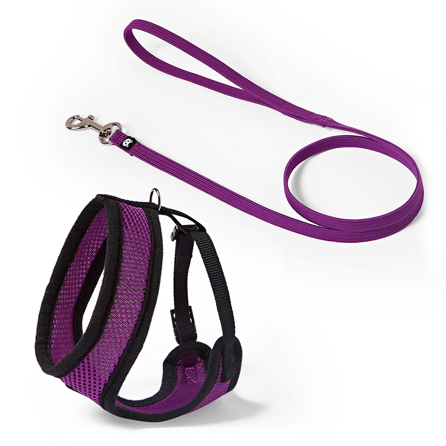 Mesh Cat Body Harness and Leash Set Pets At Home