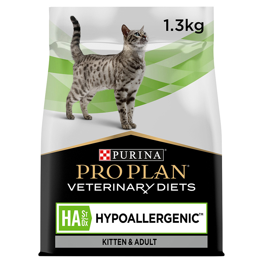 PRO PLAN Veterinary Diets Feline HA Hypoallergenic Dry Cat Food 1 3kg