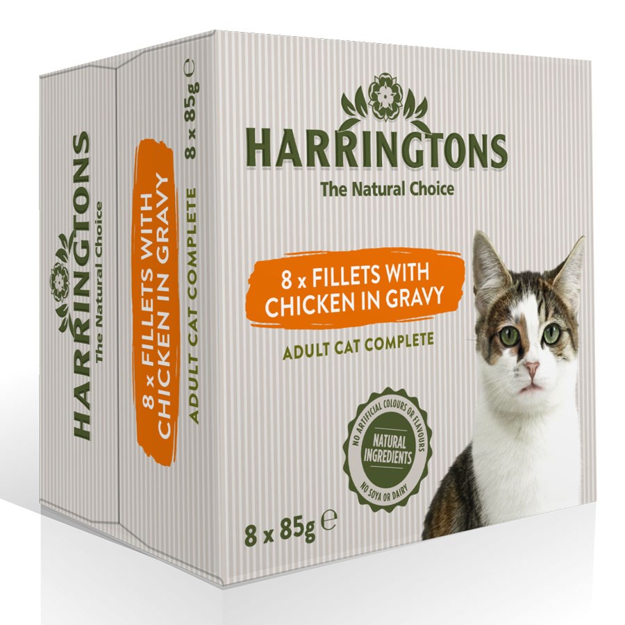 Harringtons Wet Cat Food Chicken in Gravy 8 x 85g Pets At Home
