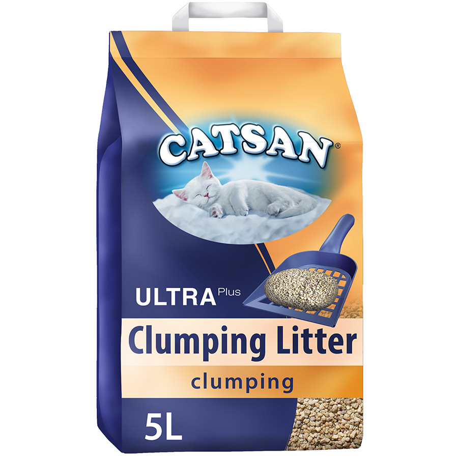 Catsan Clay Fine Granule Ultra Clumping Cat Litter 5L Pets At Home