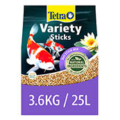 Tetra Pond Variety Sticks Fish Food 25 Litres