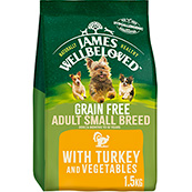 james wellbeloved small breed dog food 15kg