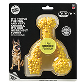 Pets at Home Treat Tube Tower Dog Toy Yellow