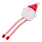 Chenggong Pet Supplies Cat Toy Christmas Hat Small Rat Plush Doll with Cotton Rope 