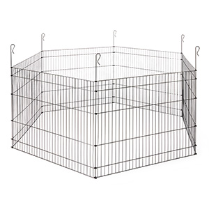 SIMPDIY Pet Playpen & Exercise Playpen Bunnies Rabbits Cage and Playpen for Guinea Pigs Fence Portable Plastic Small Animal Crate Hamsters 18x29 Tent 