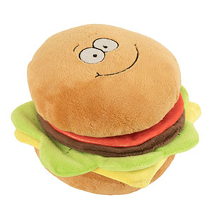 hamburger dog toy
