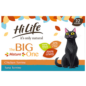 HiLife It s Only Natural Wet Cat Food The Big Mature One Assorted