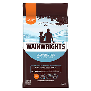 Wainwright s Complete Dry Adult Dog Food Salmon with Rice Pets