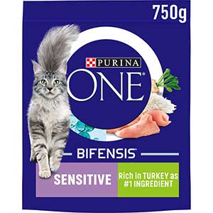 Voel me slecht Vuiligheid Elektronisch Purina ONE Sensitive Dry Adult Cat Food Turkey | Pets At Home