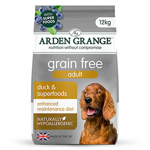 Arden Grange Grain Free Sensitive Dry Light Senior Dog Food Fish