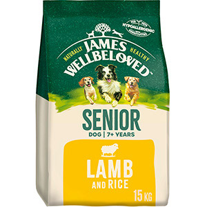 James Wellbeloved Complete Senior Dry Dog Food Lamb And Rice 15kg Pets At Home
