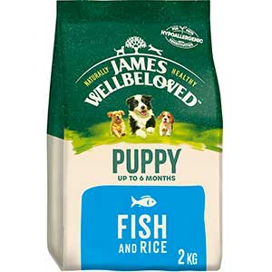 James Wellbeloved Dry Puppy Food Fish 