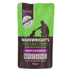 wainwrights wet dog food pouches