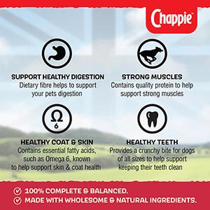 Chappie beef dry top dog food