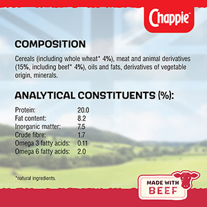 Chappie shop beef 15kg