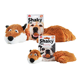 Tumble Shaky Fox Dog Toy Pets