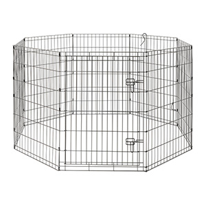 Pets at Home Dog Play Pen Black Large | Pets At Home