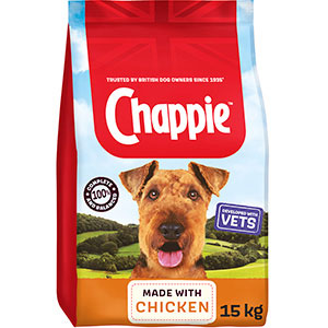 Chappie Complete Adult Dog Food With Chicken And Whole Grain Cereal 15kg Pets At Home