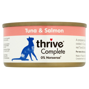 Thrive Complete Wet Adult Cat Food Tuna with Salmon 6x75g Tin