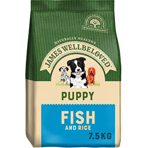James Wellbeloved Dry Puppy Food Fish 