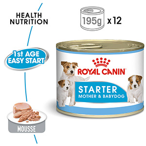 Royal Canin Starter Mother And Babydog Adult And Puppy Wet Dog Food 195g Pets At Home