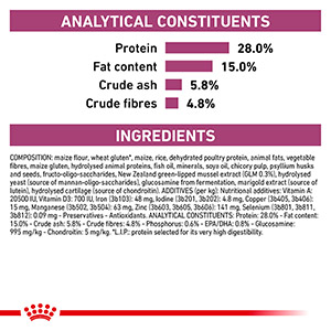 Royal canin hotsell feline joint mobility