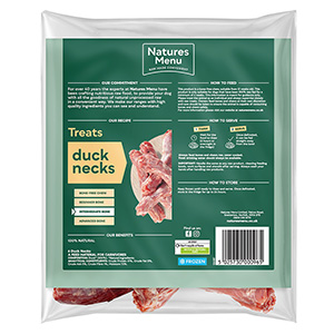 Frozen duck necks for cheap dogs