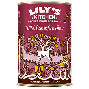 Lily's Kitchen Wild Campfire Stew Wet Adult Dog Food 400g Tin | Pets At ...