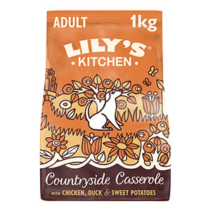 Lily S Kitchen Countryside Casserole Complete Dry Adult Dog Food Chicken Duck 1kg Pets At Home