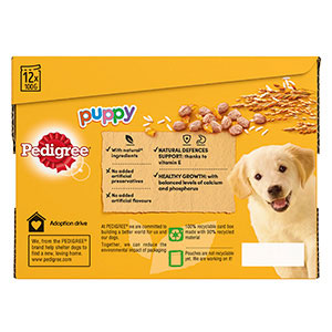 Pedigree Puppy Food Pouches Mixed 
