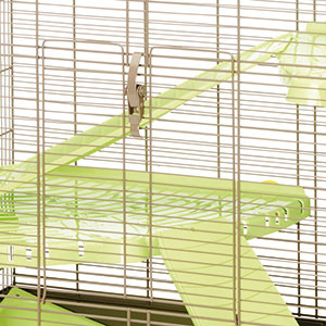 Rat Cage Extra Tall Ideal for Ferret Gerbil 3 Levels Hammock Snap Lock Doors