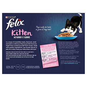 felix fish selection in jelly kitten