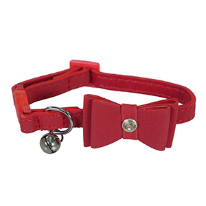 Rosewood Designer Cat Collar Bow Tie Red | Pets At Home