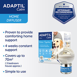 Adaptil Starter Pack Diffuser Unit and 30 Day Refill for Dogs and Puppies  48ml