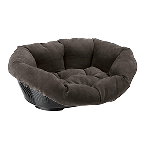 Ferplast Hard Dog Bed with Soft Cushion 