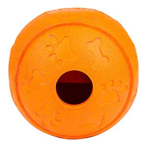 Pets at Home Rubber Treat Ball Dog Toy
