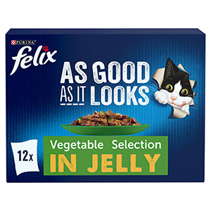 felix vegetable selection cat food