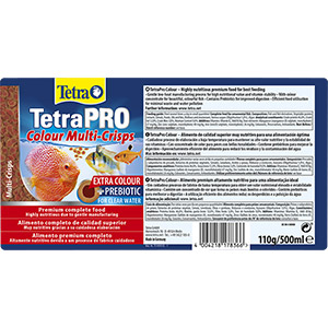 TetraPro Colour Premium Advanced Nutrition Fish Food Crisp Tropical  Aquarium 500ml