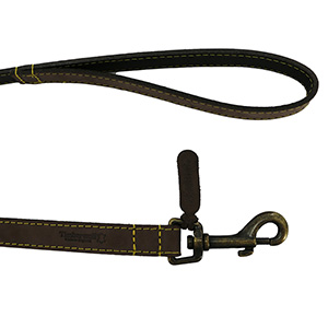 Ancol Timberwolf Leather Dog Lead Brown | Pets At Home