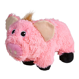 plush pig dog toy