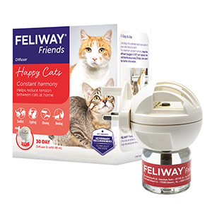 Cat Calming Pheromone Diffuser Kit DE Stress Anti Anxiety 3 Diffusers 6  Refills