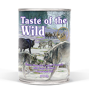 Taste of the 2024 wild canine formula