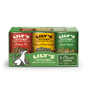 Lily's Kitchen Classic Dinners Multipack Wet Adult Dog Food 6 x 400g ...
