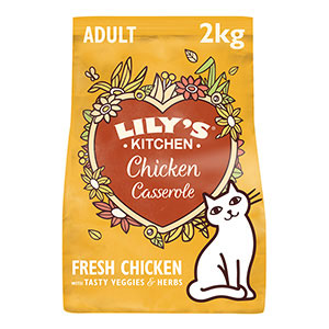 Lily's Kitchen Casserole Complete Dry Adult Cat Food Chicken 2kg | Pets ...