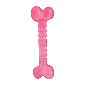 Rosewood BioSafe Puppy Bone Toy Pink | Pets At Home