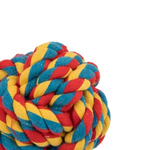 rope ball dog toy