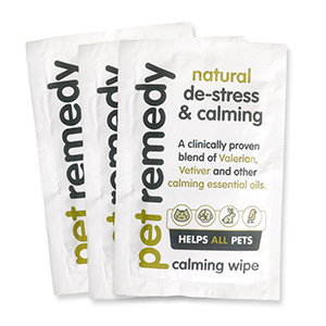 Pet remedy calming store wipes