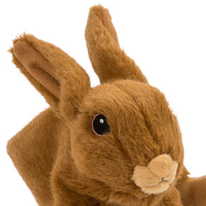 stuffed rabbit dog toy
