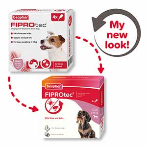 Beaphar FIPROtec Spot-On Flea &Tick Small Dog (2-10kg) 4 Pipettes